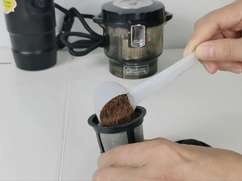 Portable Car Coffee Maker for 12V - K Cup Compatible Auto Brewer & Travel Mug | PAPA LONG