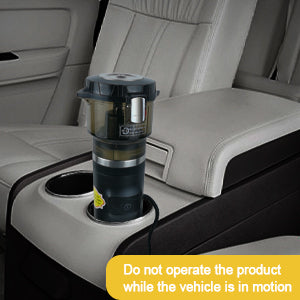 Portable Car Coffee Maker for 12V - K Cup Compatible Auto Brewer & Travel Mug | PAPA LONG